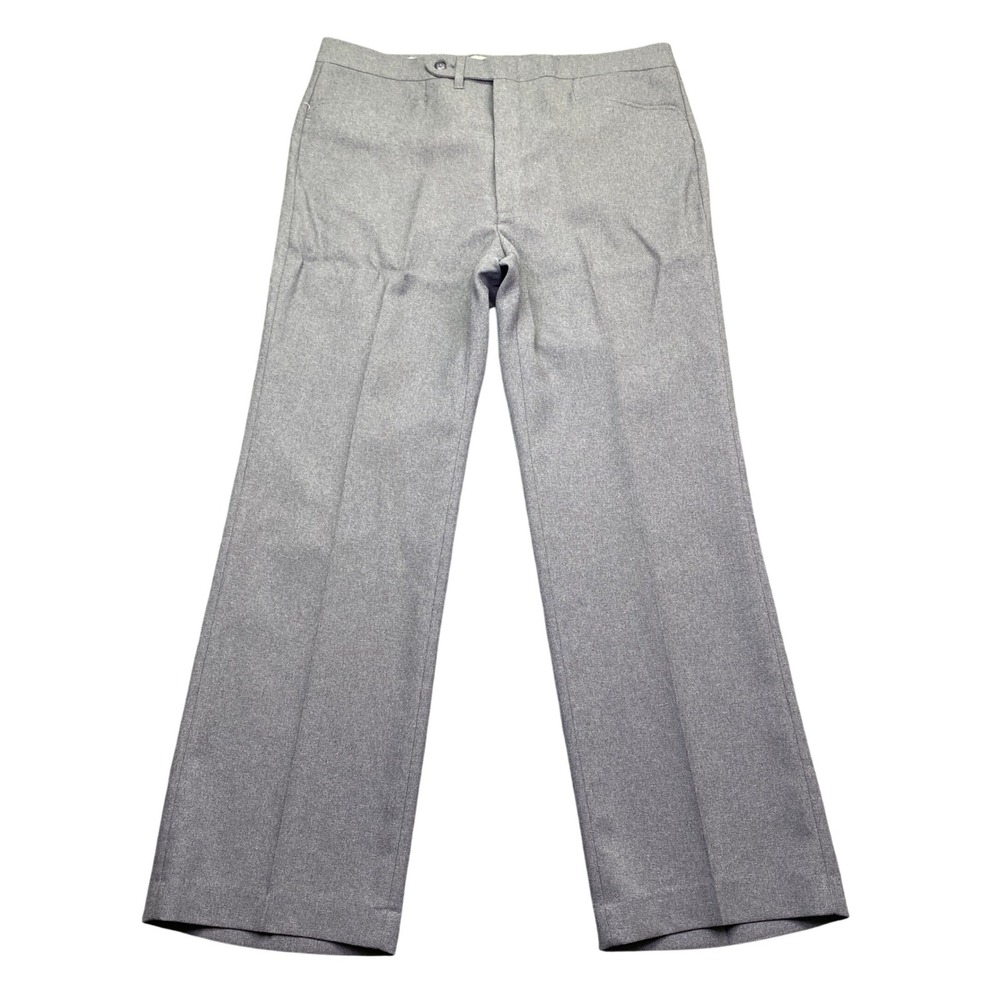 Vintage Levis‎ Action Slacks Mens Grey Sta-Prest Dress Pants 36x31 70's Western